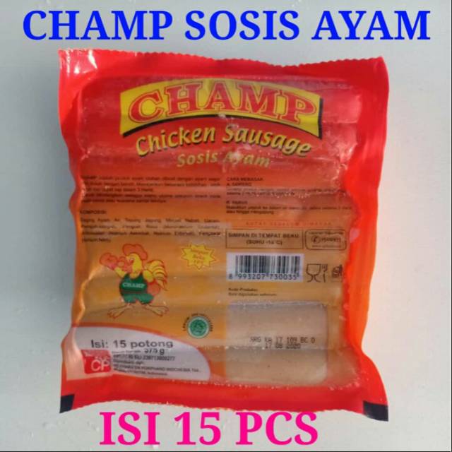 

CHAMP SOSIS AYAM ISI 15 PCS