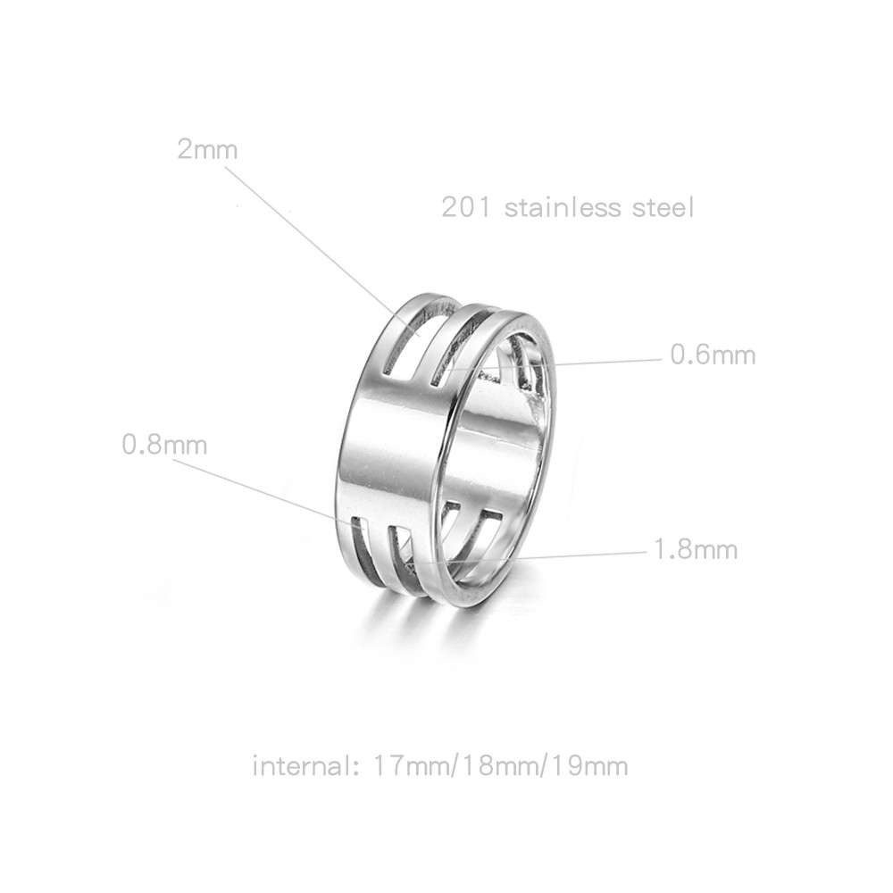 1pc Cincin Jump Ring Bahan Stainless Steel Untuk Membuat Perhiasan Diy