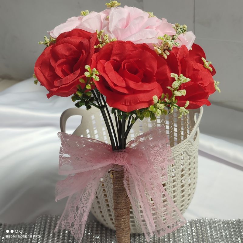 buket bunga cantik termurah hand bouquet pernikahan