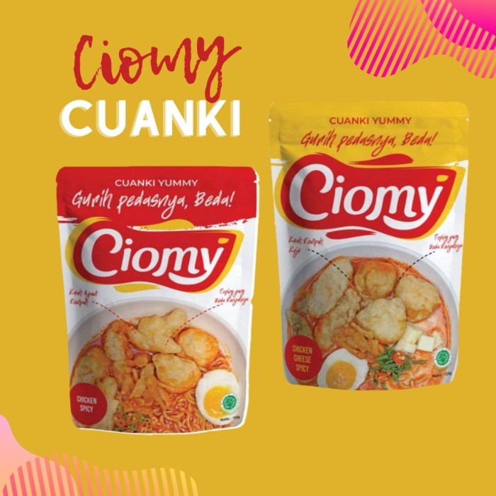 

Ciomy Chicken Spicy Paket 2 Rasa / Ciomy Bakso Aci Sehat - BARU