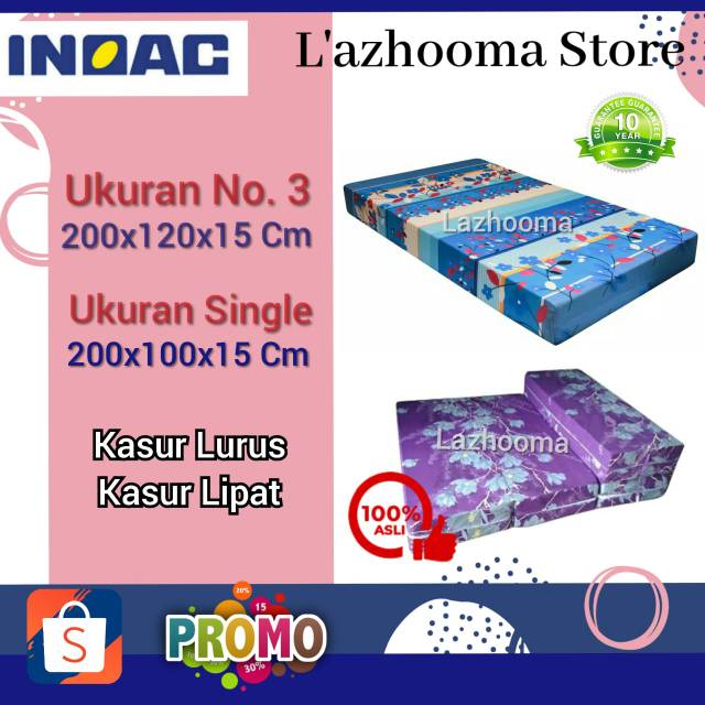No 3 (200x120x15cm) Inoac kasur Busa Asli