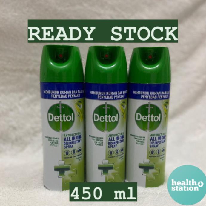 [[BISA COD]] READY STOCK DETTOL SPRAY DISINFECTANT 450 ML - Hijau