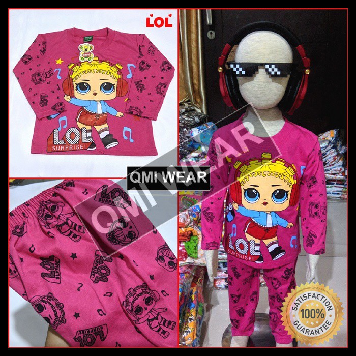 Baju Tidur Anak Baju Piyama Anak Perempuan Setelan Piyama Anak Baju Tidur Anak lol Piyama LOL