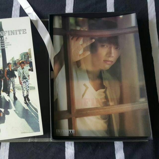 BOOKED INFINITE IDEA WOOHYUN A4 TRANSPARANT CARD