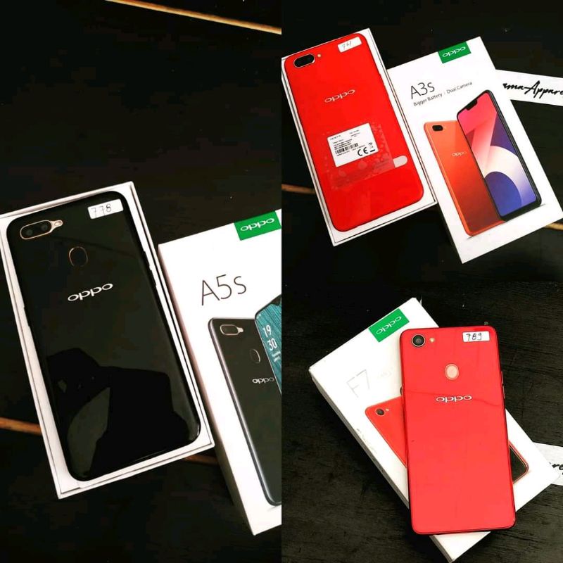 oppo a5s 3/32 second original garansi resmi