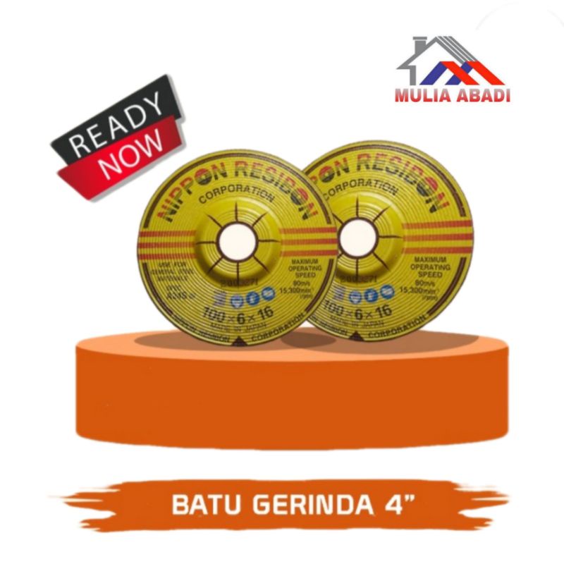 BATU GERINDA POTONG 4 INCH / BATU NIPPON RESIBON 4 INCH (4X6)