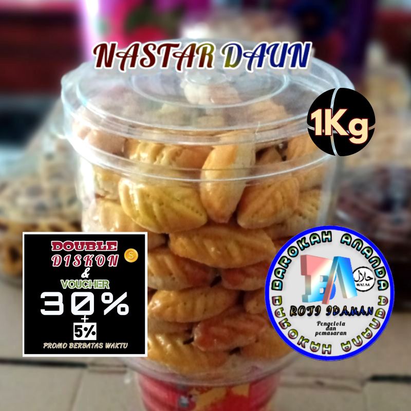 

Nastar Daun T1Kg kue lebaran RN1+