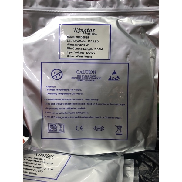 Lampu Neon Flex Led Kingtas 5M kuning 12V SMD2835