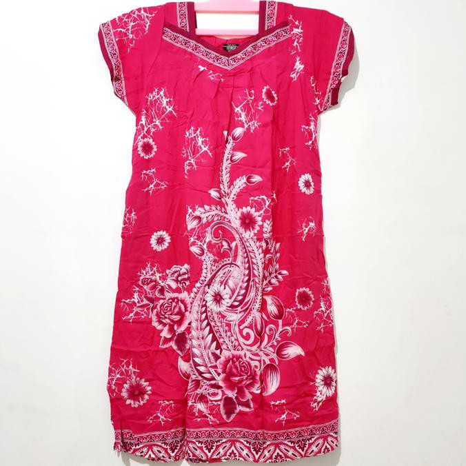 Best Seller # Daster Batik Hengky - Sikak Akasia - Murah Harga Distributor - Merah