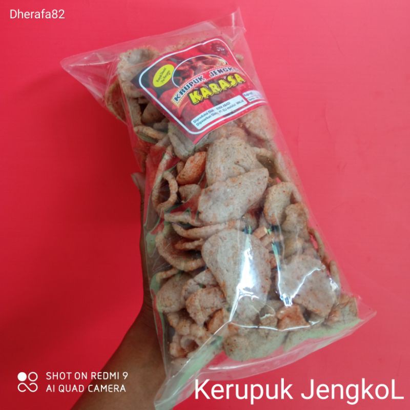 

Cemilan Makan Ringan Kerupuk Jengkol Rasa Pedas & Biasa