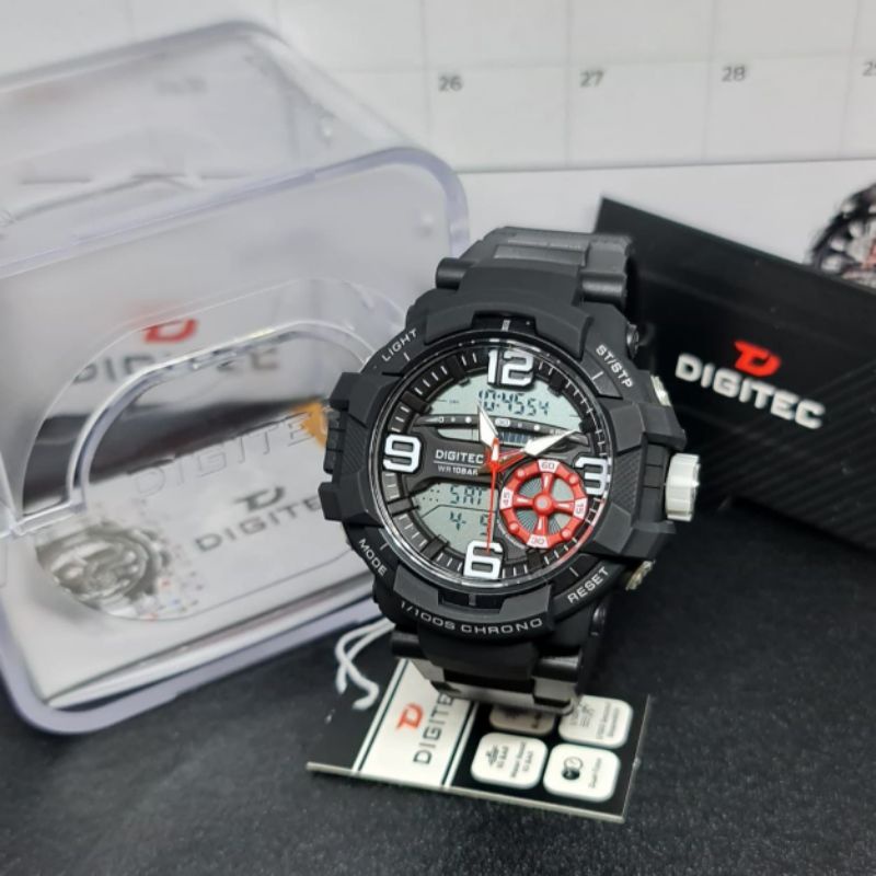 JAM TANGAN PRIA DIGITEC DA 2176 ORIGINAL TAHAN AIR DIGITEC 2176 ANALOG DIGITAL