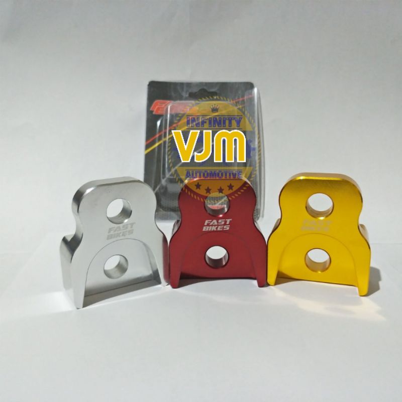 PENINGGI SHOCK SHOCKBREAKER BEAT MIO VARIO SCOOPY BAHAN CNC FASTBIKES