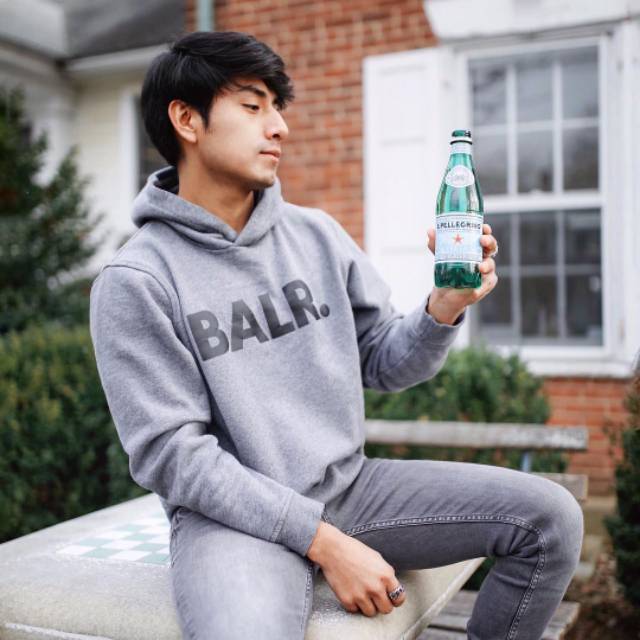 Hoodie Sweater Balr Brand - Grey