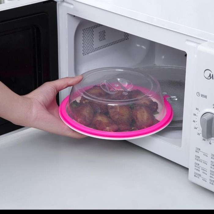 Penutup piring food cover makanan microwave tudung saji serbaguna aksesoris dapur kitchen Kedap air