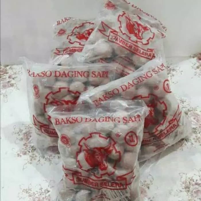 Jual Bakso Sapi Sumber Selera 1 Kg Isi 50 Butir Baso Sapi Bakso Frozen