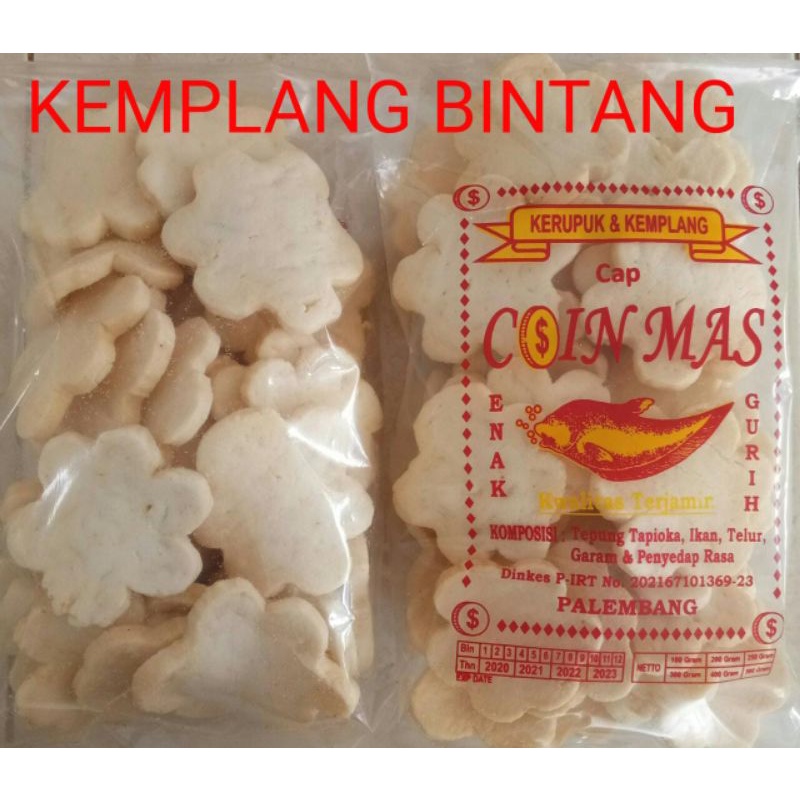 

Kemplang Bintang Coin Mas khas Palembang