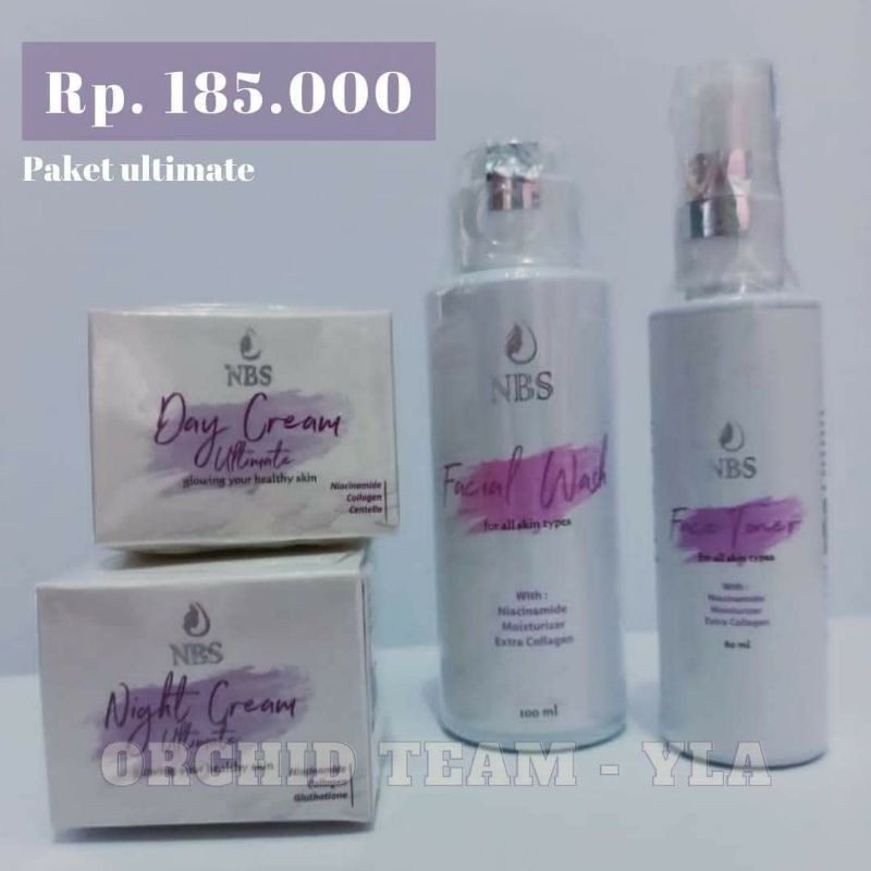 cream pemutih wajah NBS original