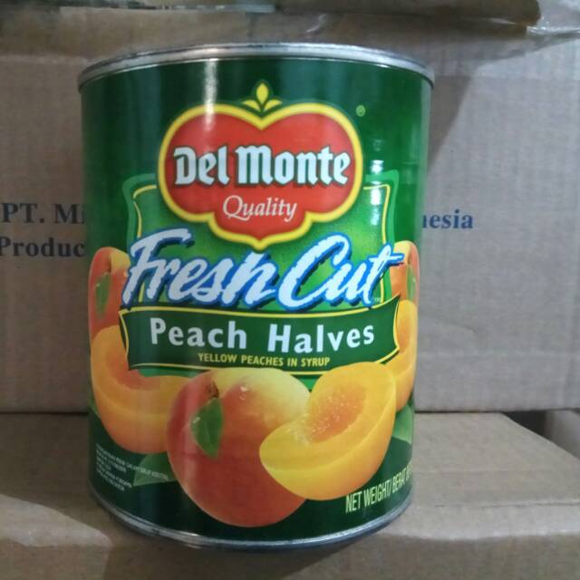 

Del monte peach halves / fruitcocktail