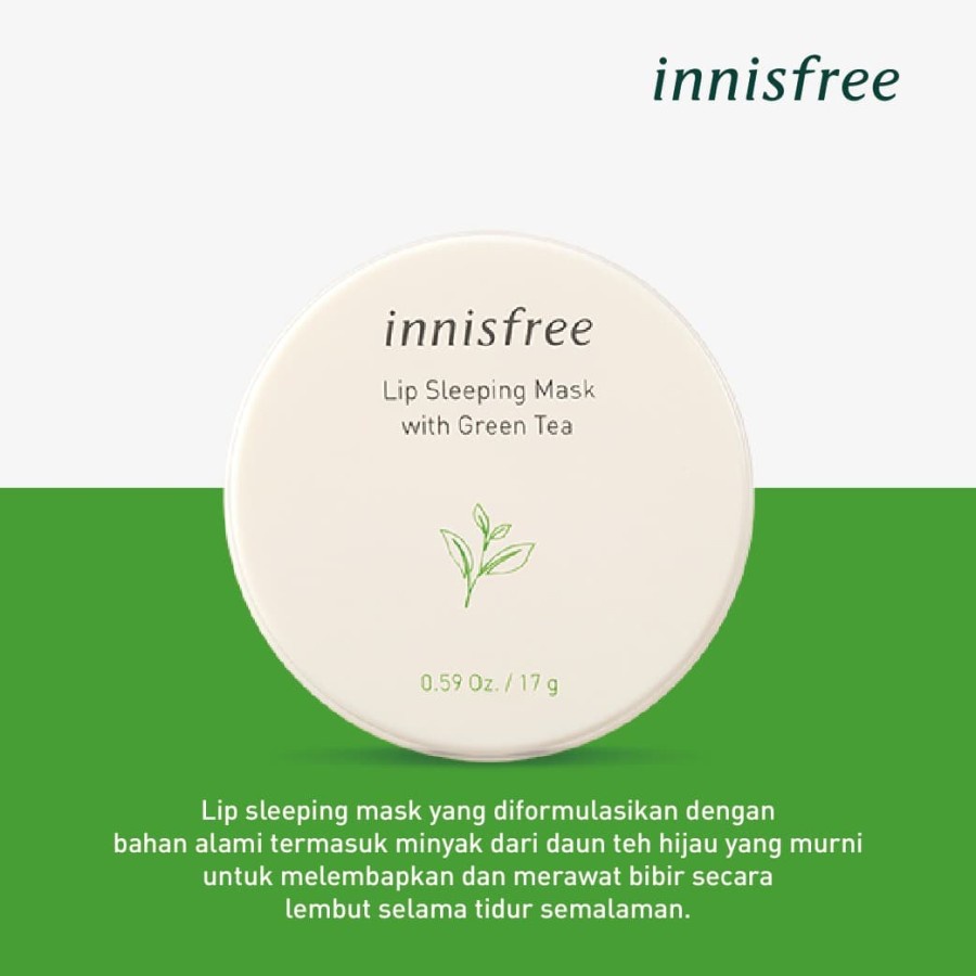 Innisfree Lip Sleeping Mask With Green Tea 17G