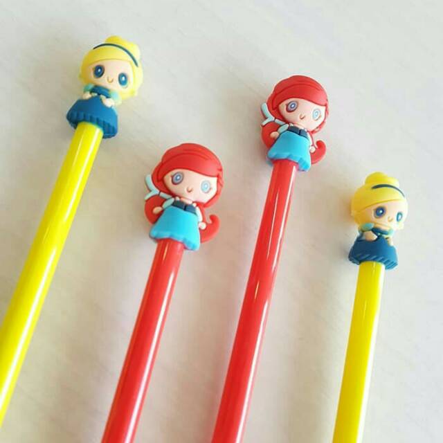 

Pulpen Gel Princess 0.5mm - Batang Kuning