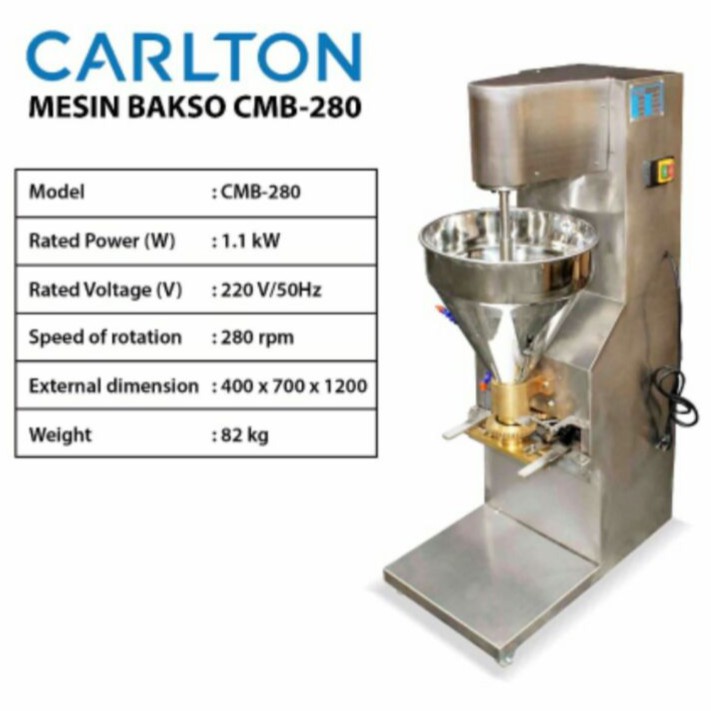 Mesin Cetak / Pencetak Bakso Carlton CMB-280