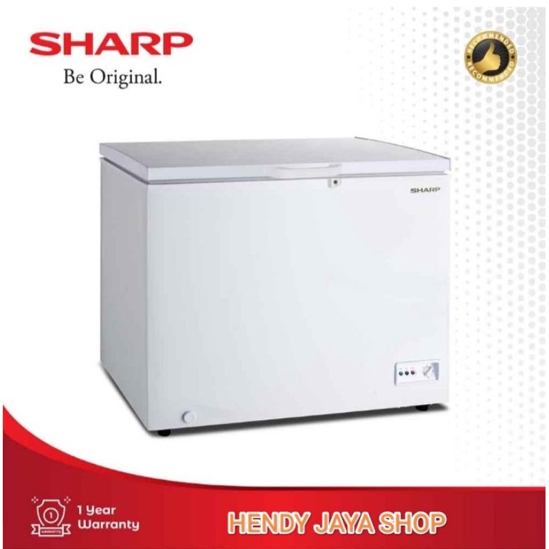 Freezer Box Sharp FRV310X / Chest Freezer SHARP FRV-310X 282 Liter GARANSI RESMI