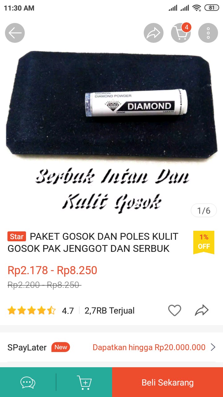 Paket Gosok Dan Poles Kulit Gosok Pak Jenggot Dan Serbuk Intan Co 2