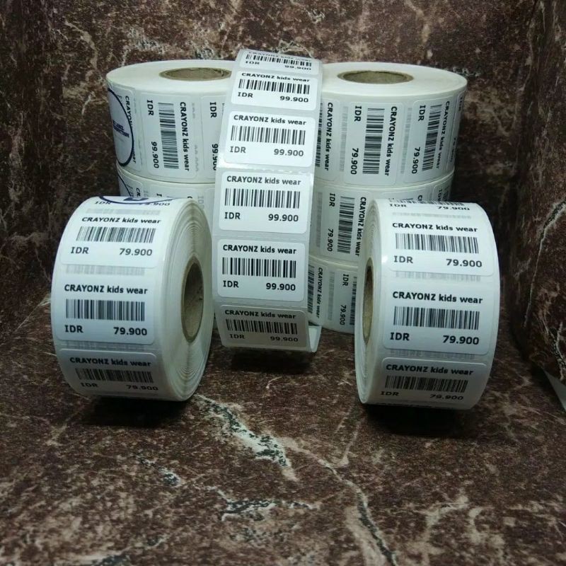 1000 Pcs Label Thermal 3x2cm - Label Thermal 3x2 - Stiker Thermal 3x2 - Sticker thermal 3x2 XPrinter
