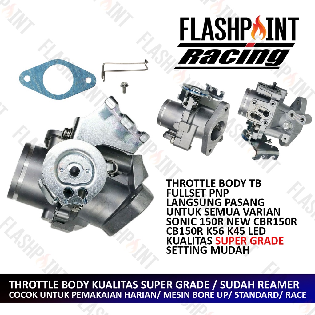 (BISA COD) THROTTLE BODY TB REAMER SONIC GTR CBR 150 LED CB 150 R CB 150R NEW CBR150R CB150R K56 K45 LED 32 MM 34 MM 36 MM TUNE UP BORE UP RACING RIMER RIMERAN INJEKSI THAILAND SENSOR TROTEL TROTTEL TB TROTLE TROTEL TROTTEL TROTTOL TROTOL BODI BODY
