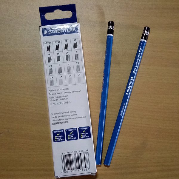 

Pensil 2B Biru Staedtler Dijamin Asli Ori 1 pak isi 12 pcs