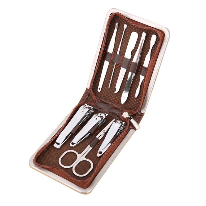 Manicure Pedicure Set 9 in 1 / Meni Pedi Set Kit Tools / Mani Pedi Tool Kit / Alat Perawatan Kuku