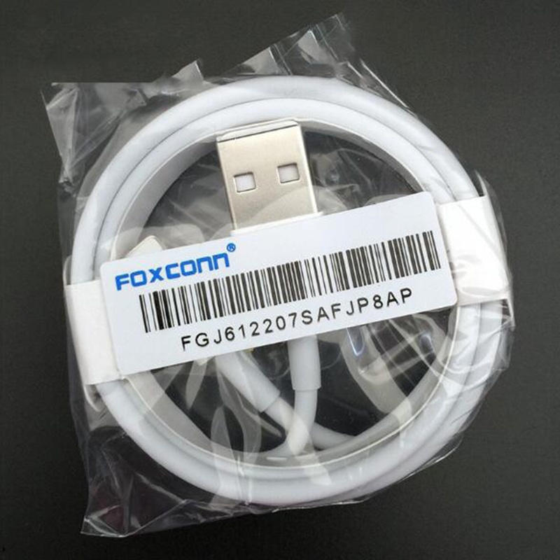 (LUCKID) Foxconn Kabel Charger Lightning USB Untuk iPhone X 10 8 7 6 iOS 11.3