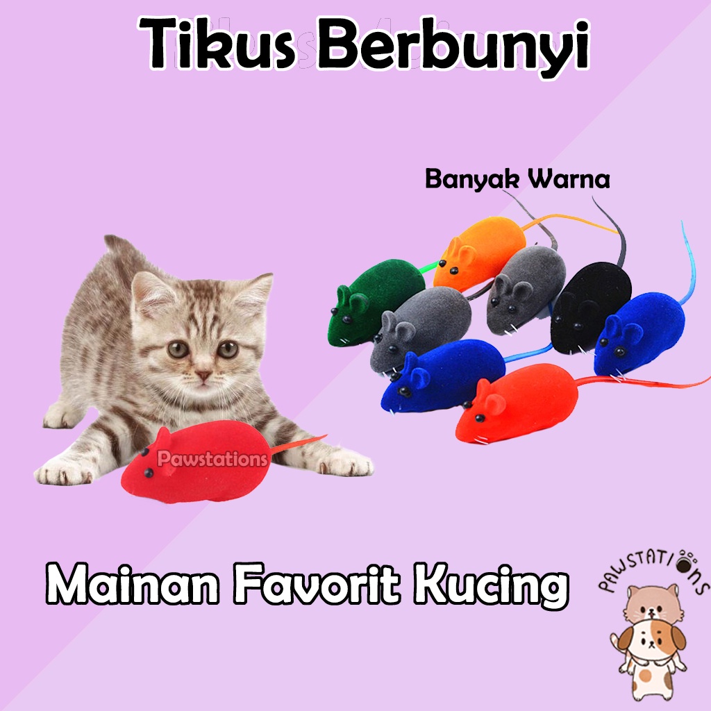 Tikus Mainan Kucing Tikus Mainan Bunyi Cit - Cit Tikus - Tikusan Tikus Berbunyi