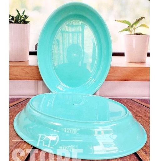 PROMO MANGKOK SAJI CEPER  OVAL MELAMINE POLOS