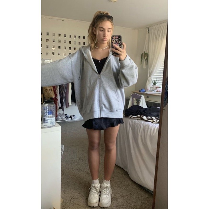 Premium carla zip up hoodie brandy dupe