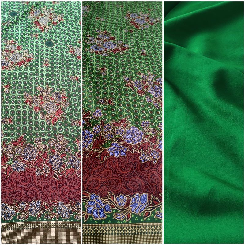 kain batik muslimat NU dan Tessa muslimat Polos NU (0.5m)