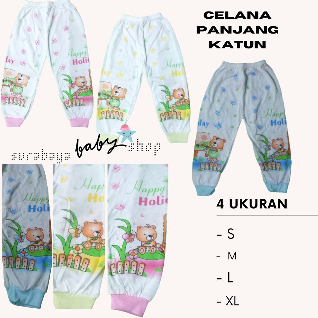 CELANA PANJANG TC SINGLE KNITE NEW BORN LUSIANA E 562311