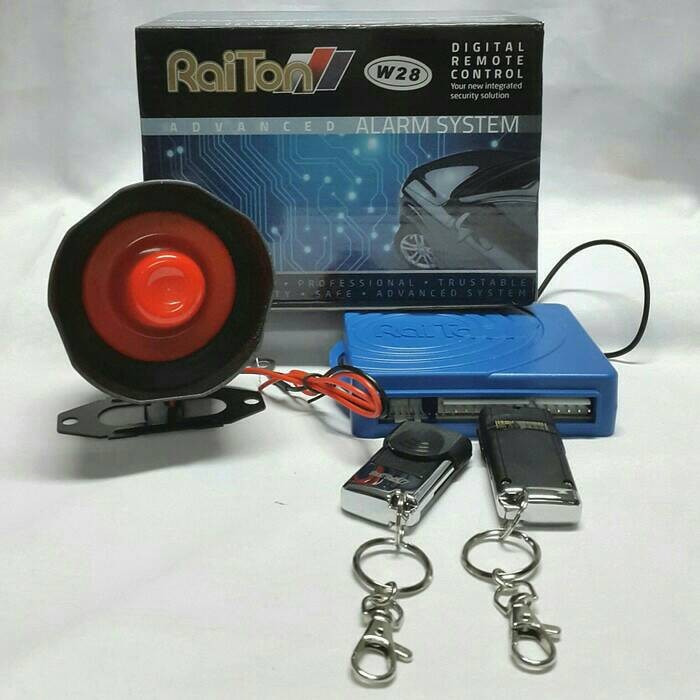 Alarm Mobil Merek Raiton/Remot Mobil Complit