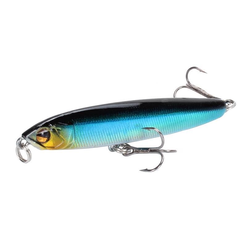 Shengyao 1Pcs Sinking Pencil Minnow Umpan Pancing 14g/18g Swimbait Fishing Lure Ikan Bass Bait Kail Memancing