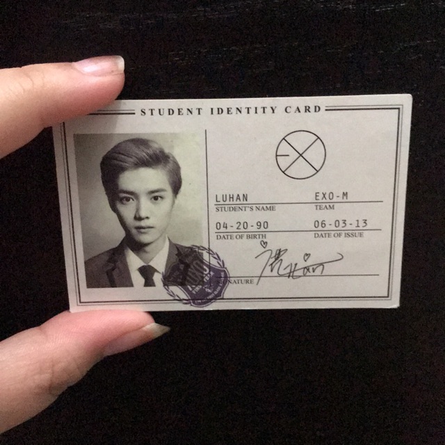 photocard luhan xoxo