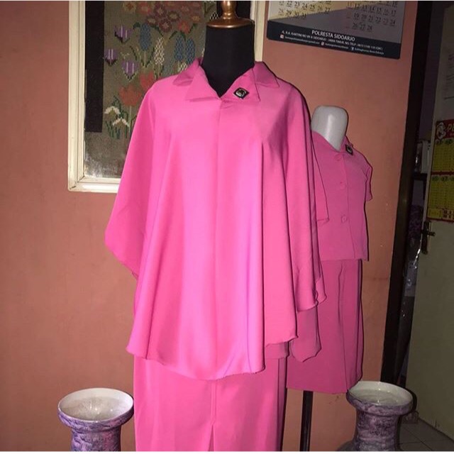 Selendang / Syari bhayangkari instan