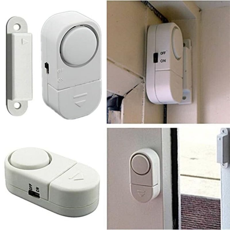 Alarm Pintu Anti Maling Pencuri Jendela Kaca Sensor Rumah Toko Kantor