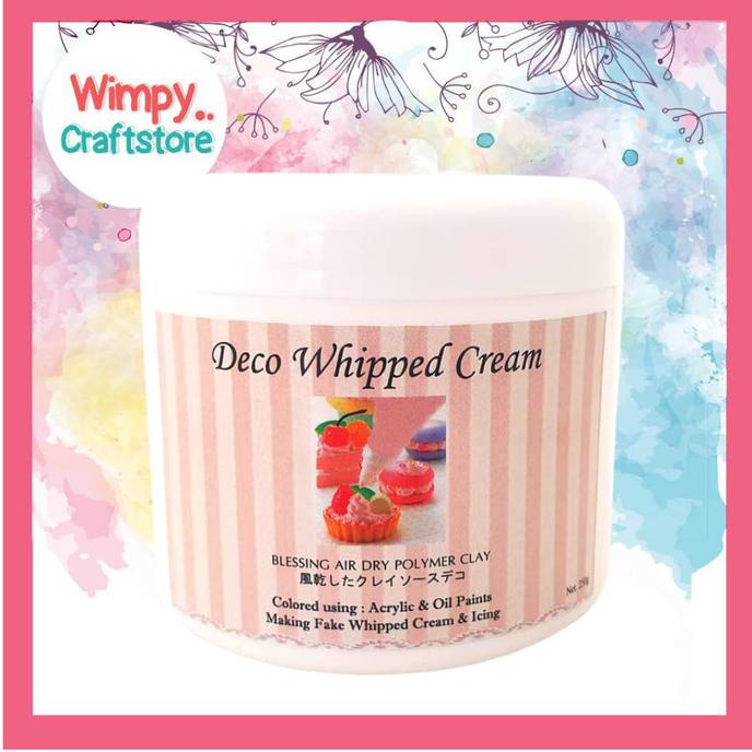 Clay Cair Deco Whipped Cream Liquid Clay Japan Decoden Silicone Cream wimp11 Kualitas Baik