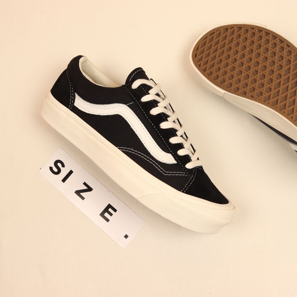 Sepatu Vans Oldskool Style 36 lx Black White