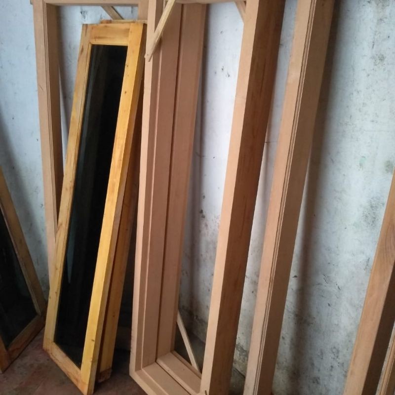 kusen jendela kayu mahoni custom