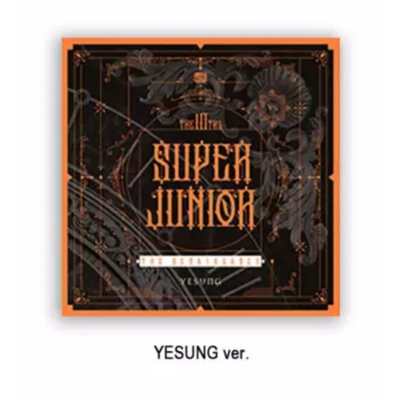 Ready Stok SUPER JUNIOR - THE RENAISSANCE, yesung