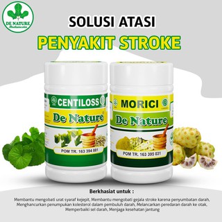 OBAT STROKE DE NATURE CENTILOSS & MORICI 100% HERBAL ASLI DE NATURE