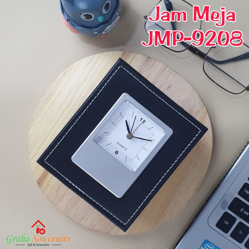 Jam Meja Kulit | Jam Meja Analog JM-9208