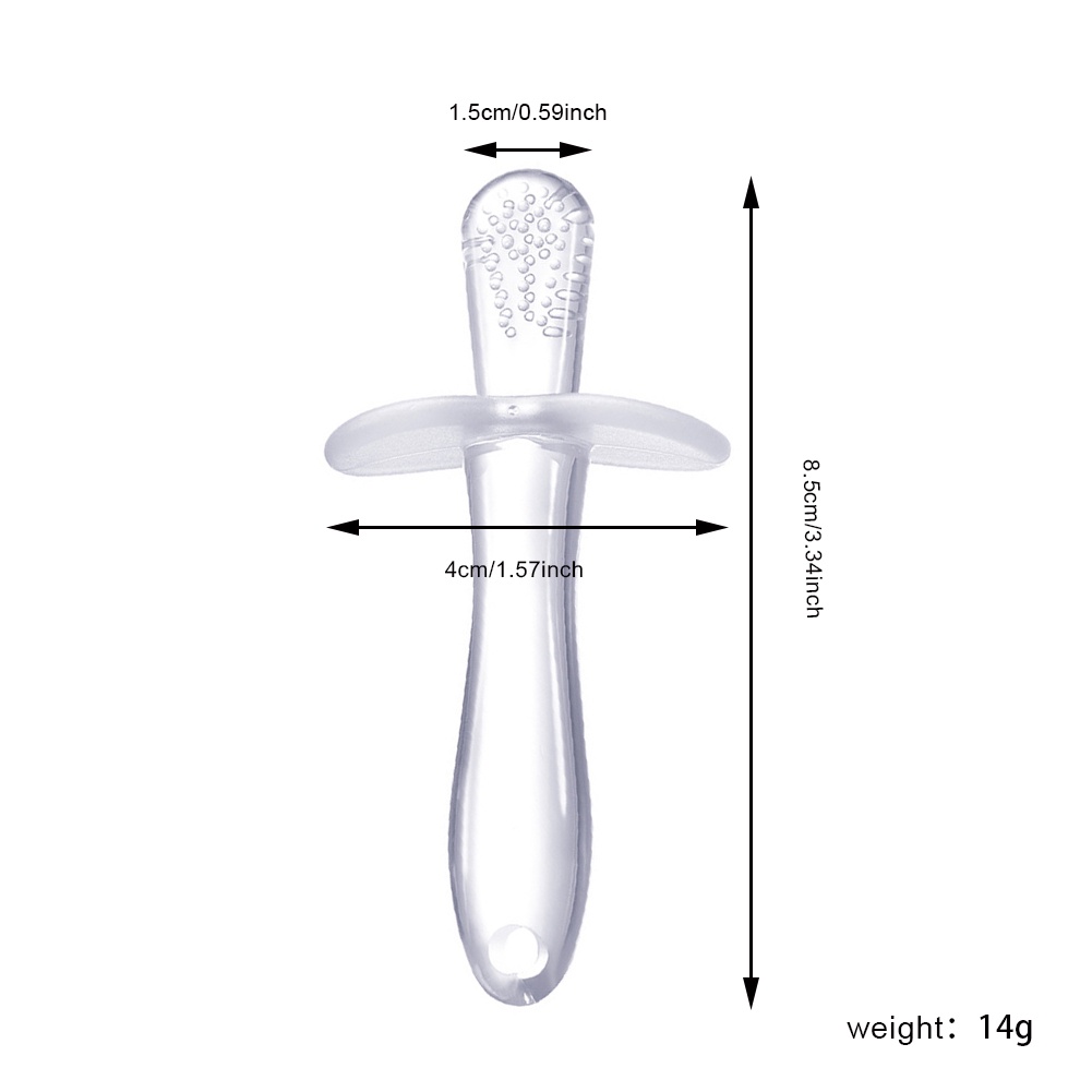 Teether Bayi Bahan Silikon Lembut Tanpa BPA