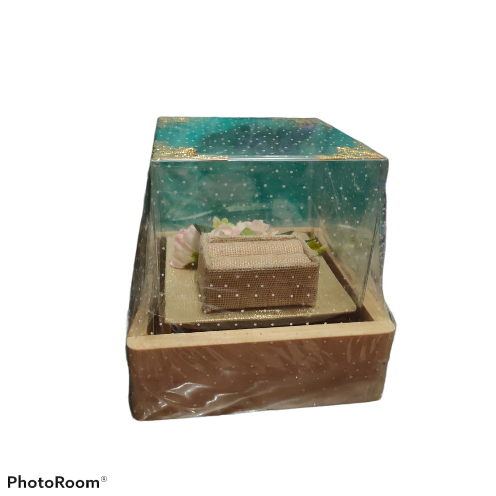 KOTAK PERHIASAN CINCIN KARUNG GONI/BOX PERHIASAN CINCIN